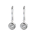 18K Gold Classic Diamond Earrings Perfect Daily Wear Gift for Women and Girls for Girlfriends