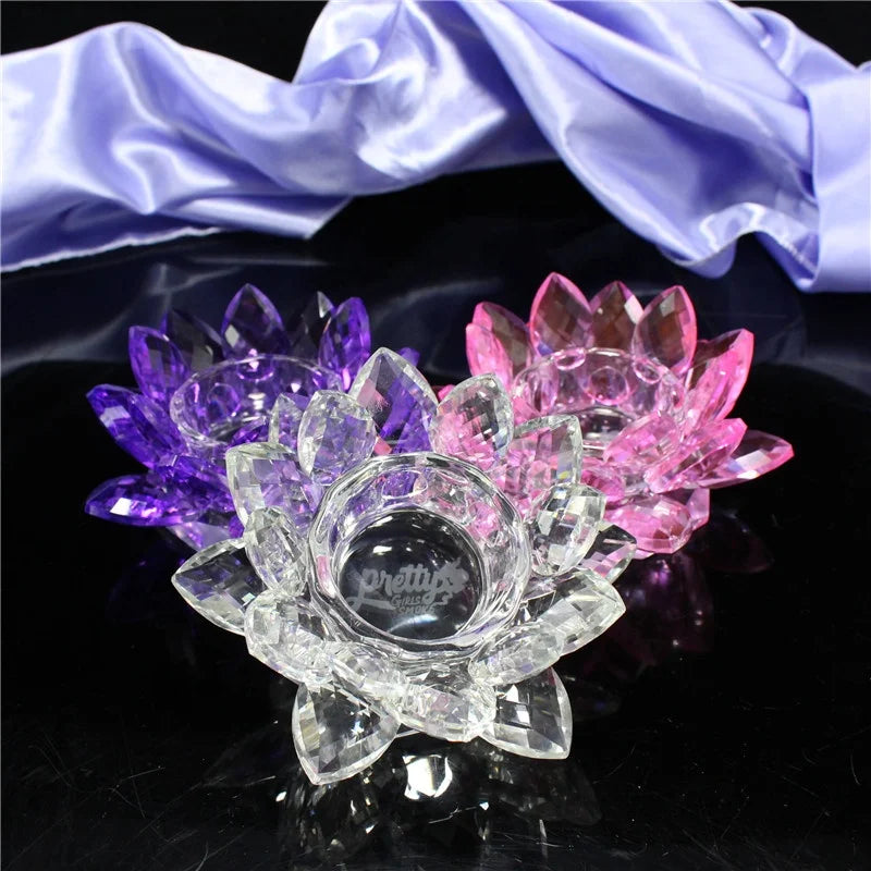 Wholesale Cheap Crystal Candleholder Owl Shaped Customized Color DIY Laser Engraved