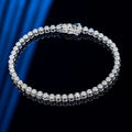 Factory Wholesale D Color VVS1 GRA Certificate 2mm Moissanite Tennis Bracelet for Women Fashionable Party Gift Idea