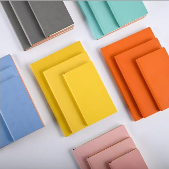 2022Agenda Planner Notebook Candy Colors Notebook Simple Business A5/A6/B5 Hardcover Notepad Diary Customize logo Diary Notebook