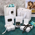 Jewelry Necklace Gift Box Custom Logo Cardboard Paper Fashion Luxury Branded Jewelry Gift Boxes Packaging with Satin Inside