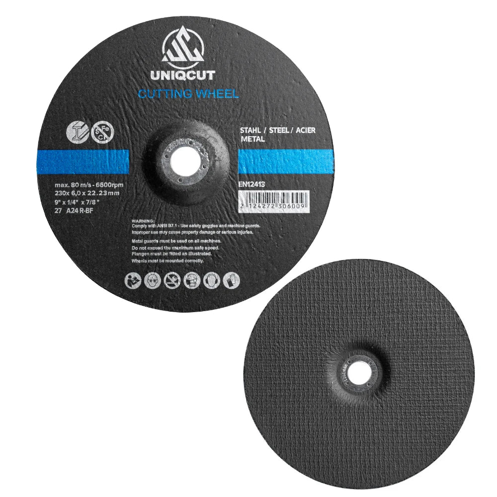 Premium INOX Grinding Disc 230x6.0x22.23 Metal Grinding Wheel
