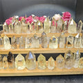 Wholesale Natural Citrine Quartz Crystal Healing Stone Point Crystal Tower Wand for Sale