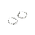 New Fashion 925 Sterling Silver Hoop Earrings Fine Big Circle Female Charm Jewelry with Zircon Wedding Party Gift for Women