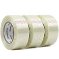 Factory Wholesale Heavy Duty Self Adhesive Strapping Reinforced Fiberglass Cross Weaved Filament Tape for Boxes Packaging