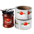Jar Food Label Sticker Printed 200ml Bottle Label Kiss Cut Stickers