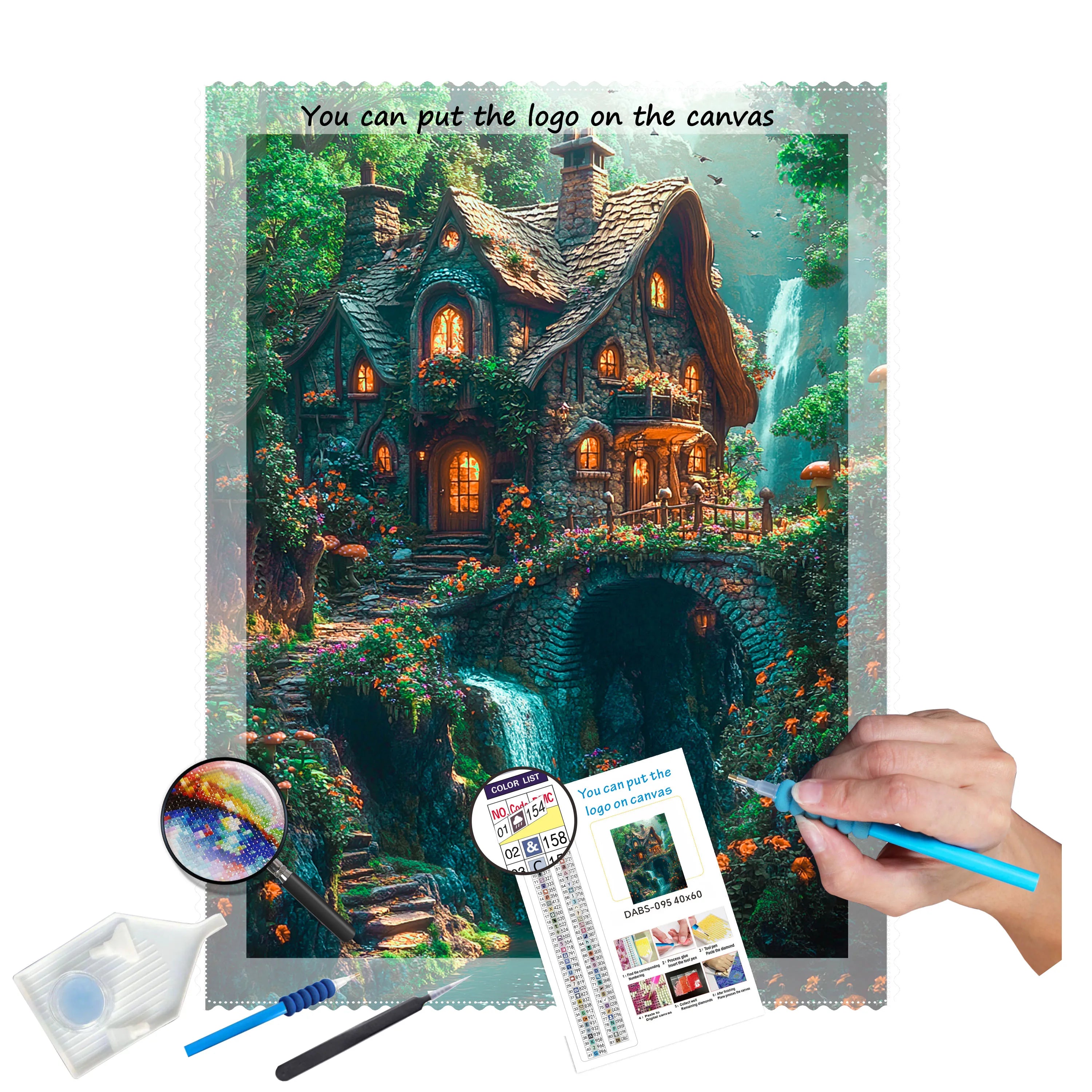 N-2804 Custom DIY 5D Diamond Painting Kits Portrait Wall AB Drills Wall Decor Diamond Painting