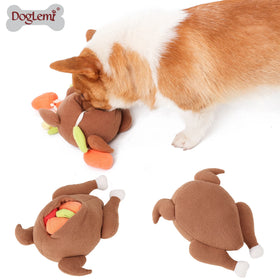 Eco-Friendly Soft Plush Squeaky Dog Toy Comfortable Fleece for Aggressive Chewers Packed in Bag Pet chew toys