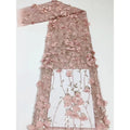 Factory Spot Heavy Industry Bead Tube Sequin Embroidery Lace High-end Wedding Dress Design Fabric
