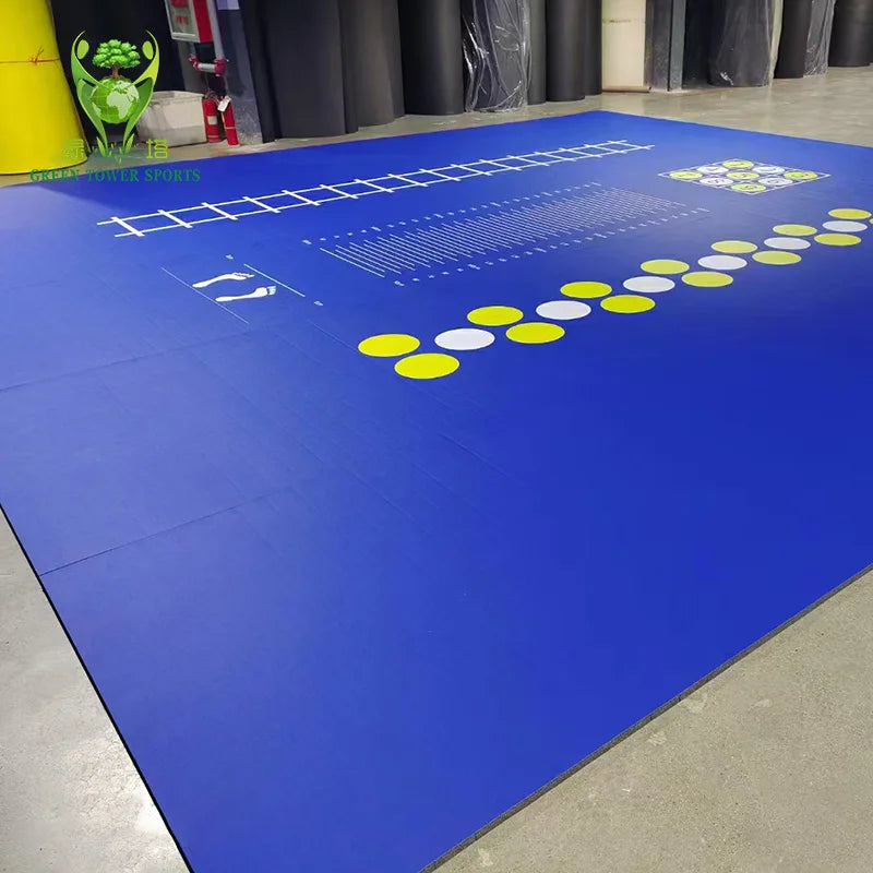 Professional Durable XPE Foam Gym Sports Flooring Rollout Mats BJJ Judo Martial Arts Wrestling Non-Slip Water-Resistant