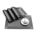 Free Samples Placemat Washable Non-Slip Insulation Woven Place Mat Environmentally PVC Table Placemat