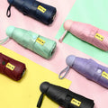Wholesale 5 Fold Pocket Mini Umbrella Sun Flat Mini Sunshade Umbrella