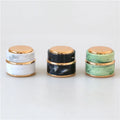 Factory Direct 15ml 30ml Marble Plastic Cosmetics Skin Care Facial  Face Eye Cream Gel Jar Nail Polish  in Stock Fast Shipping