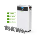 DDP Delivery EU Stock PL 15kwh Lifepo4 Battery Pack Vertical Lithium Battery 48v 51.2v 300ah Off Grid Hybrid Solar Power Battery