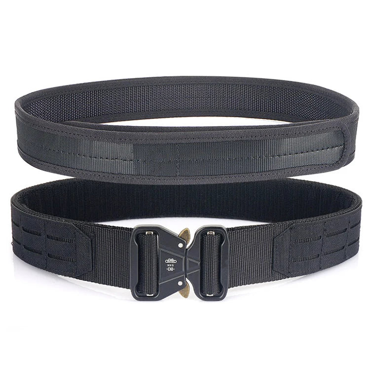 Rigger MOLLE Belt  Quick Release Buckle Outdoor Fabric Male 3.8cm Wide Nylon Tactical Belt for Men