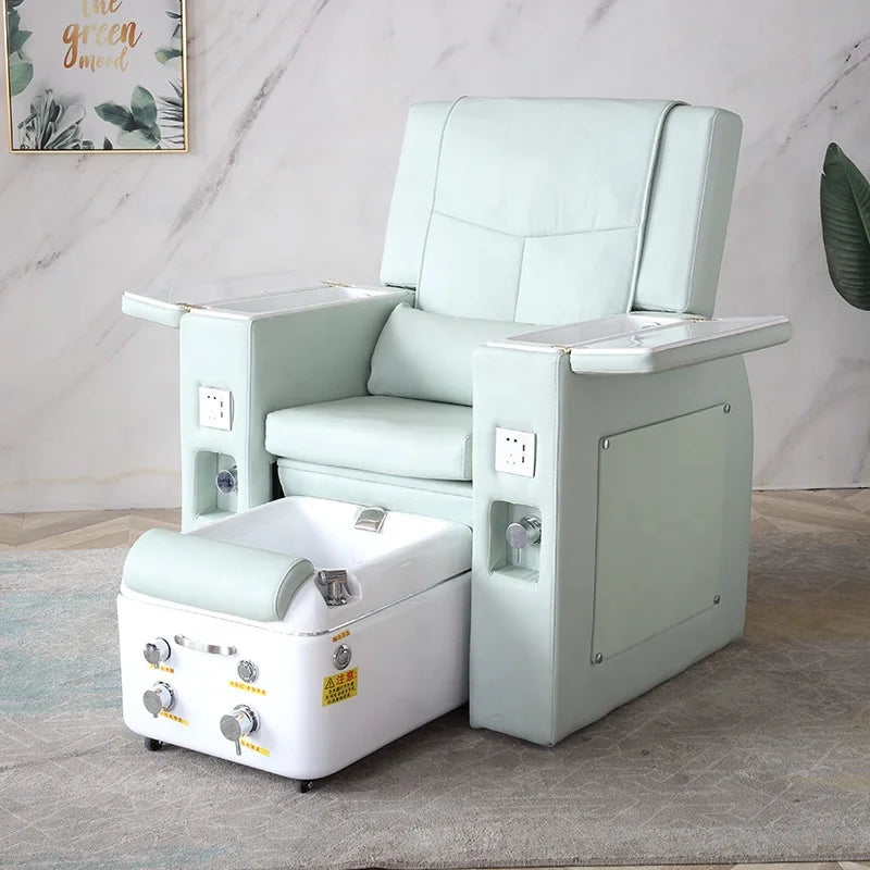 Foshan Factory Hot Sale New Arrival Modern Luxury 360 Degree Reclining Sofa Pedicure Spa Chair for Salon