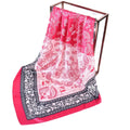 Wholesale 35\" Lightweight Satin Square Hair Scarf Large Silk Head Wraps Kerchief Bandanas for Sleep Style Hair Accessories