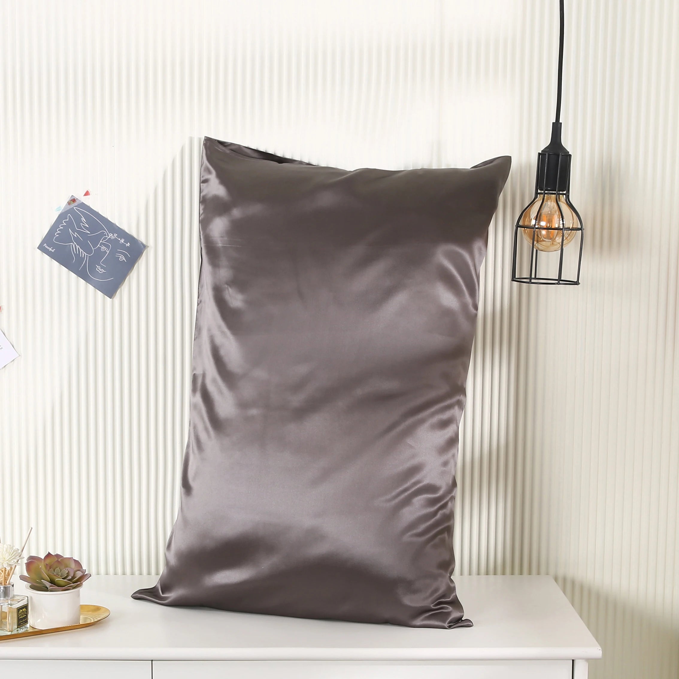 100% Pure Mulberry 16/19/22 Momme Zipper Silk Pillowcase with Piping Oeko Tex Silk Pillow case