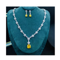 Luxury Zirconia Bridal Jewelry Set Bridal Wedding Jewelry Sets Pendant Necklace Earrings Ring Bridal Jewelry Set