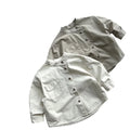 Japanese Style Trendy 100% Pure Cotton Boys Girls Shirt Spring New Fashionable Children's Clothing Long Sleeves Baby Kids' Shirt