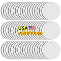 Sublimation Ornaments Blanks Round MDF Double Side Sublimation Blanks Ornaments Christmas Products Bulk Sublimation Blanks