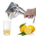 Manual Fruit Juicer Alloy Citrus Press Heavy Duty Hand Press Fruit Juicer Detachable Lemon Lime Squeezer