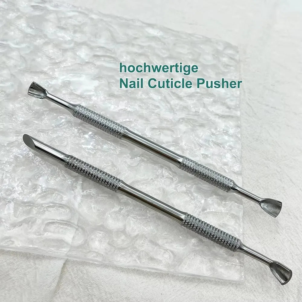 New Style Lower Price Sliver Cuticle Pusher Personalized Cuticle Pusher for Dead Skin Cutting Cuticle Pusher Remover for Salon