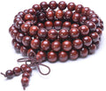 Fashion Sandalwood  with 108 Prayer Beads Natural Wood 8mm Beads Bracelet for Women