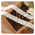 Fashion Design Stretch Trimming Embroidery 90% Cotton 10% Spandex Crochet Lace Trim for Clothing
