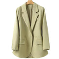 S-XL Wide Cut Suit Jacket Spring and Autumn Korean Version Loose and Luxurious Small Suit Jacket Blazer