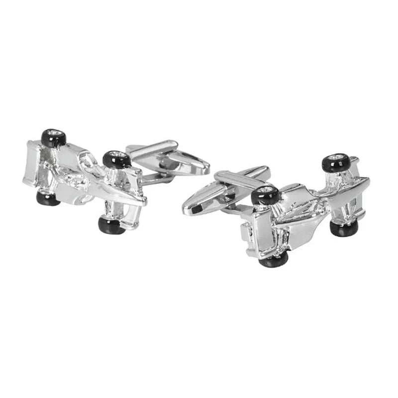 Wholesale Stylish RaceCar Novelty Cufflinks for Men Custom Business Suit Shirt Accessory Fashionable Wedding Tuxedo Trendy Gift