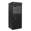 Waterproof Smart Parcel Drop Box Commercial Grade Steel Letter Box Panel for Residential & Reception Mailbox Safety Off-Box