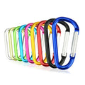 High Quality Factory Supply Cheap 50mm Aluminium Custom logo Carabiner Clip