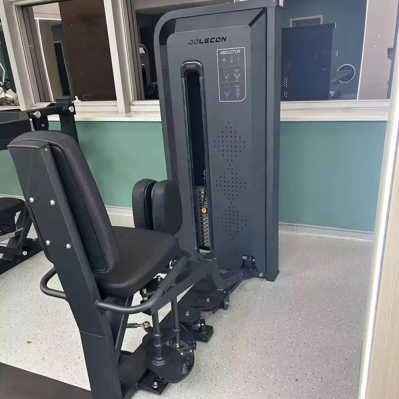Best Selling Gym Equipment 2024 Hip Abduction Adduction Machine Selection Weight Wholesale