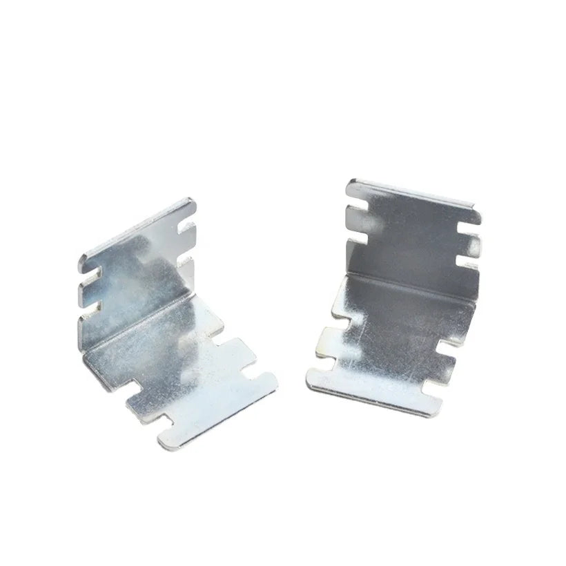 Zinc White Iron Metal Picture Frame Corner Brackets 34x34mm 1.5mm Thickness Frame Joining Hardware