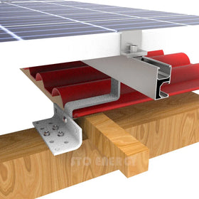 Wholesale Solar Tile Roof Mounting Rack Brackets Solar Panel System for Tile Roof Mount