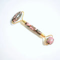 Hongzhuo Premium Authentic Rhodorite Jasper Jade Stone Gem Jade Roller