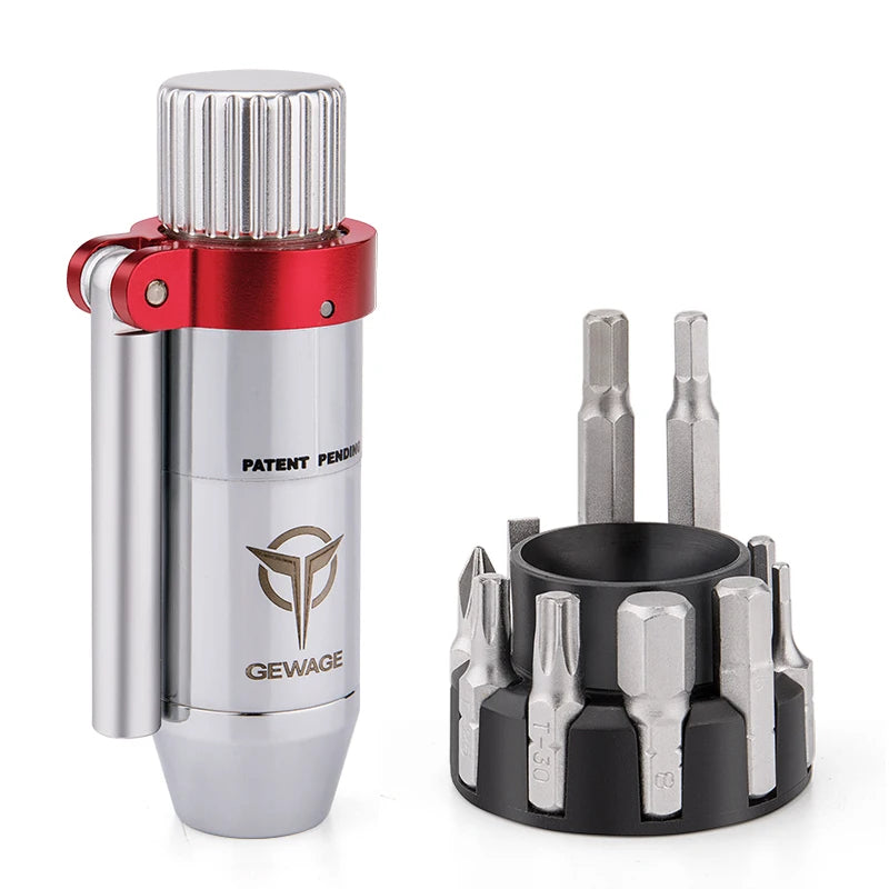 GEWAGE Adjustable 3 to 10Nm Torque Wrench Set Bike Repair Kit With Bit Sockets for Repairing Motorcycle Repair Tools
