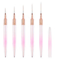 Nails Manufacturer Painting Tool Stripe Pink Gradient Color Thin UV Pen Nail Art Brush