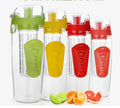 900ML 32OZ BPA Free Tritan Fruit Infuser Sports Water Bottle with Ice bar Custom logo
