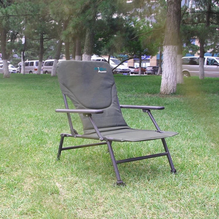 Selco in Stock Outdoor Recliner Camping Portable Foldable Carp Chair for Fishing