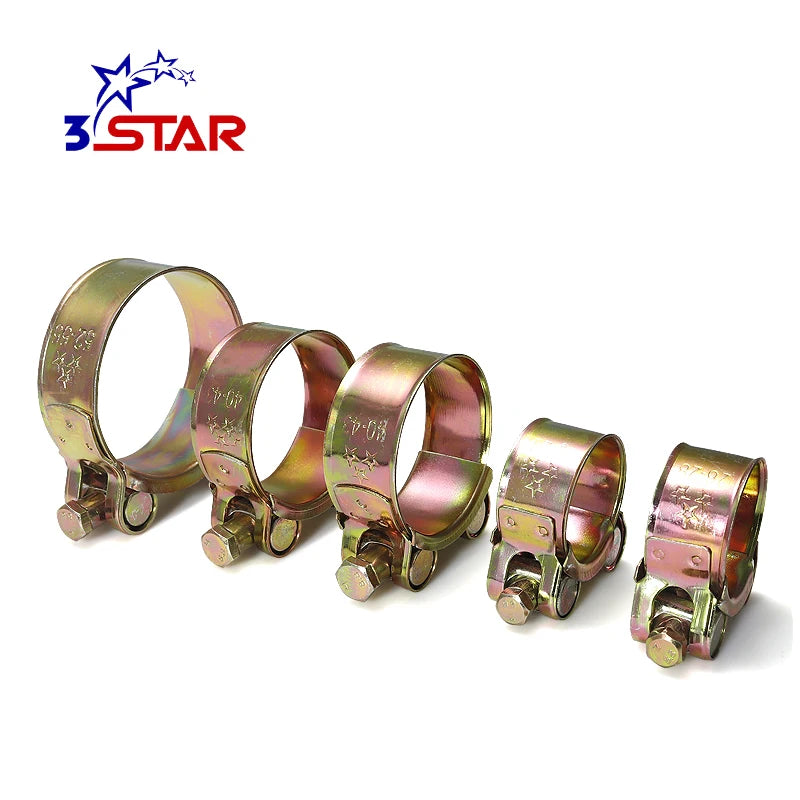 Adjustable  Hose Clamp for Hydraulic Silicone Hose Heavy Duty Single Bolt Hose Clamp