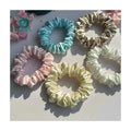 Wholesale 100% Pure Silk Hair Scrunchies Satin Scrunch Satin Hair Ties for Beauty