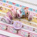 Cute CMYK Custom Printing Special Oil Masking Washi Tape for Stationery