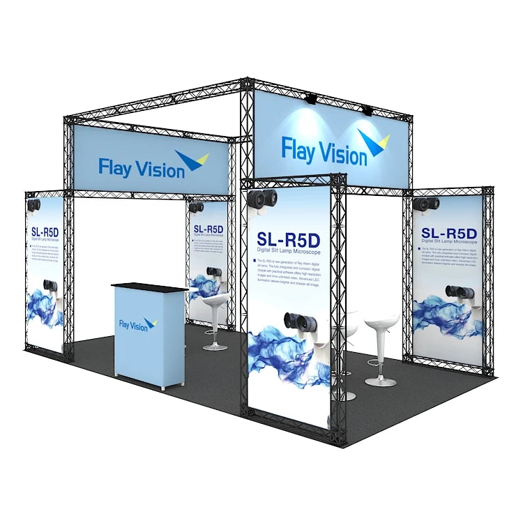 Modular Durable 10x20ft Portable Tool Free Aluminum Truss Display Exhibition Trade Show Booth