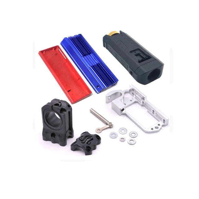 Custom Small Metal Machine Spare Parts CNC Small Anodized Aluminum Parts Powder Coat Machined Parts