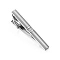 Daili Wholesale Classic Style Brass Tie Clip High Quality DIY Men's Tie Bar Chrome Plated Necktie Pin for Wedding & Engagement