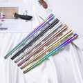Premium Stainless Steel Asian Japanese Chopsticks Flatware Eco-Friendly Food Grade 304 Classic Style