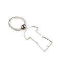 High Quality Sublimation Blank Metal Jersey Shape Keychain Fast Dispatch Diy Photo Printing Keychains
