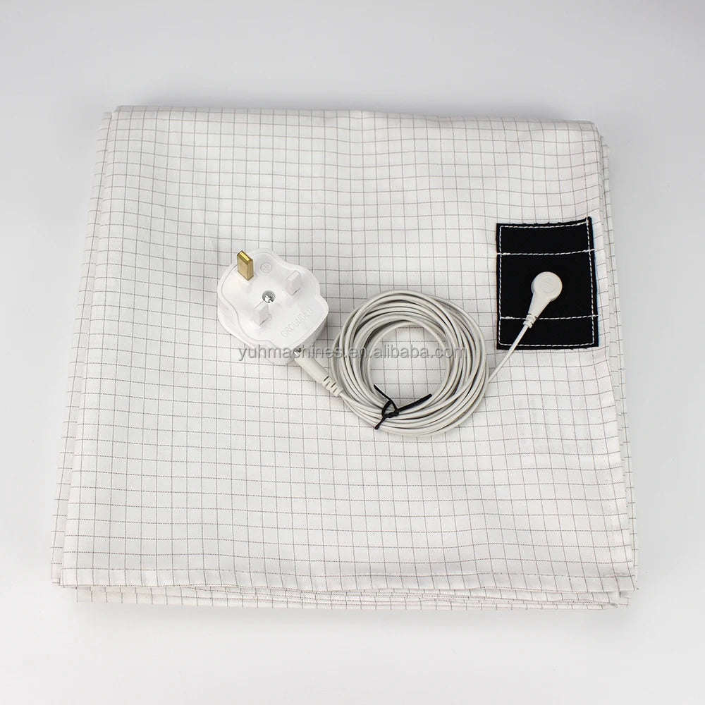Comfort Grounding Sheet 10% Silver Fiber 90% Cotton with Grounding Cord